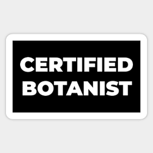 Certified botanist Sticker